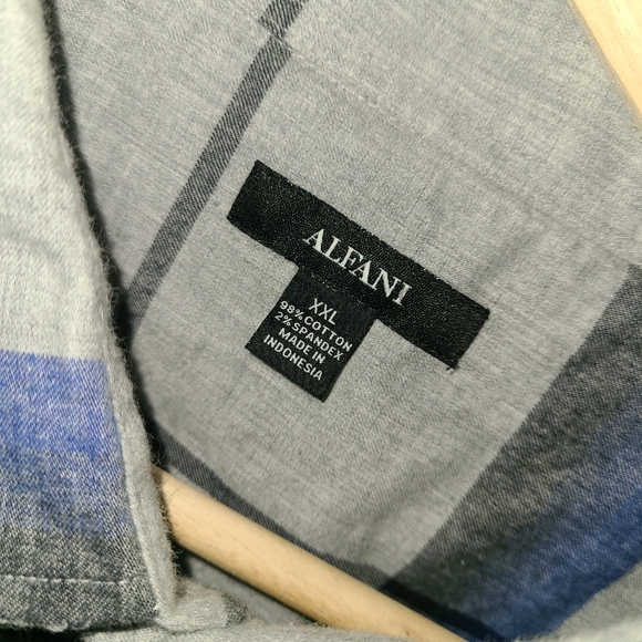 ALFANI DRESS SHIRT XXL CASUAL SHIRT - Picture 2 of 2